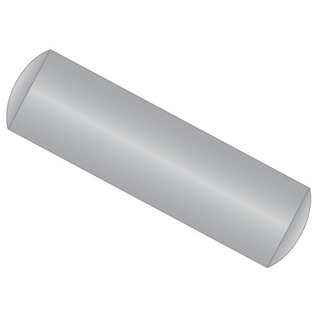Heritage Industrial Standard Dowel Pin, 4 mm Nominal Dia, 17 mm L, Stainless Steel, 1 PK DOWMS-040-016